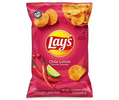 Lay's Potato Chips Chile Limon Flavored 7.75 Oz