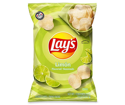 Lay's Potato Chips Limon Flavored 7.75 Oz