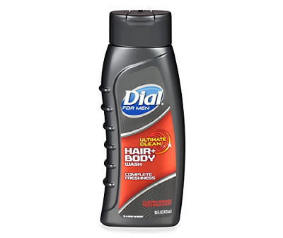 Dial Men 3in1 Body, Hair and Face Wash, Ultimate Clean, 16 fl oz