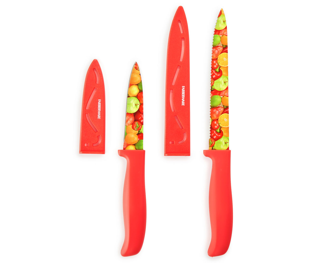 FARBERWARE 2-Piece Utility Knife Set, 5.5 Serrated & 3.5 Paring