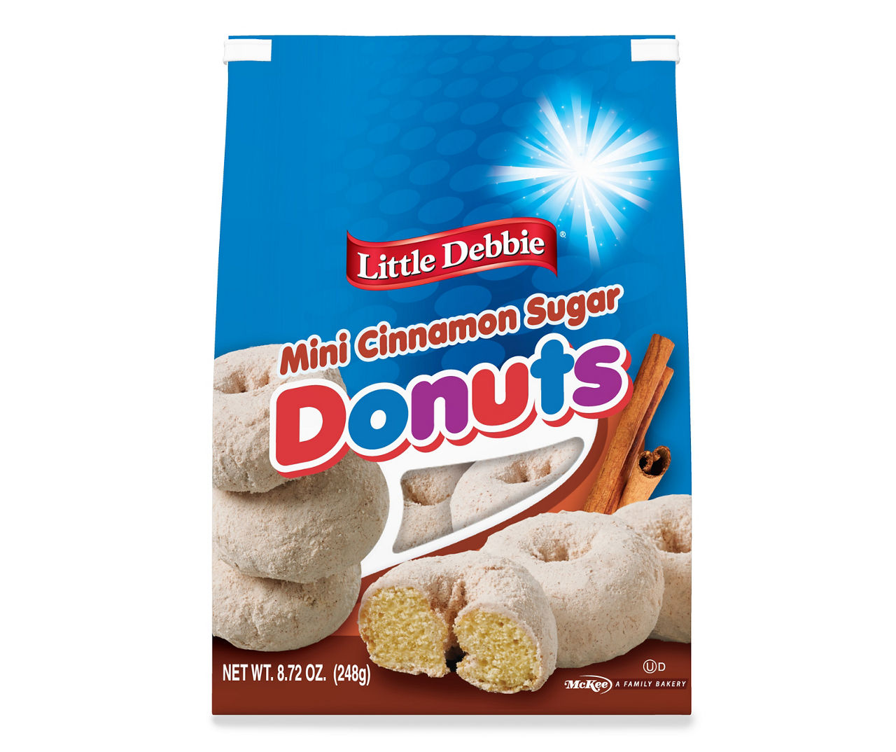 Mini Cinnamon Sugar Donuts, 8.27  Oz.