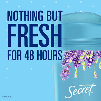 Secret Fresh Clear Gel and Deodorant for Women, Relaxing Refreshing Lavender, 2.6 oz