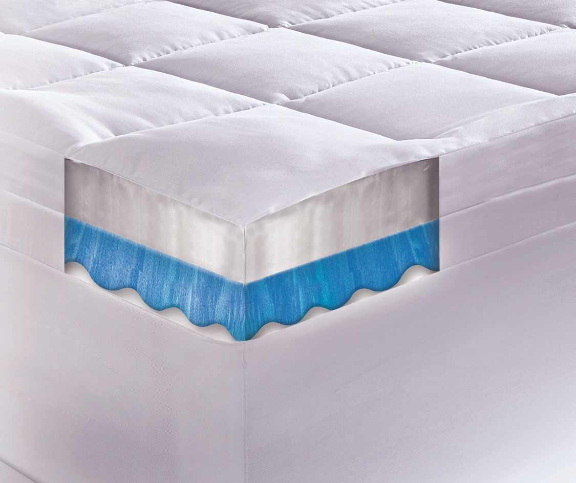 Lucid Comfort Collection - 4 Gel Memory Foam King Mattress Topper