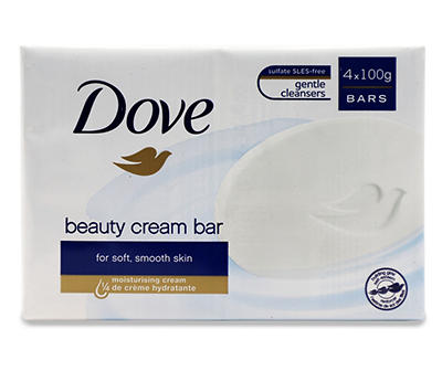 White Beauty Bar Soap, 4-Pack