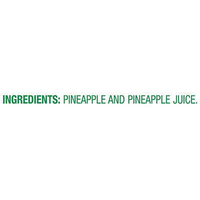 Dole Crushed Pineapple in 100% Pineapple Juice 8 oz