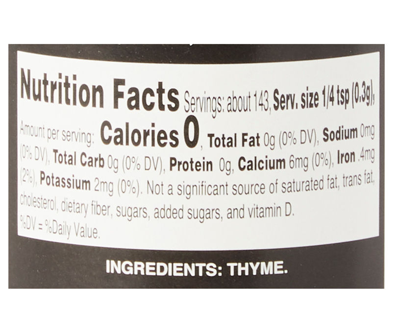 Thyme Leaves, 1.5 Oz.