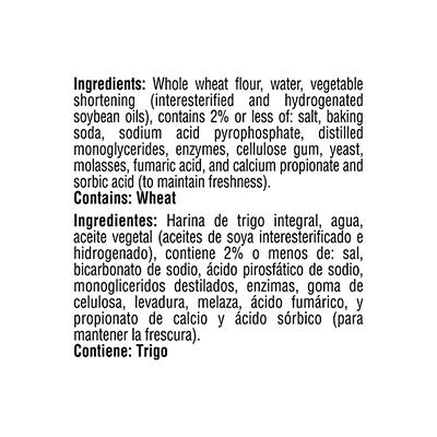 Guerrero 100% Whole Wheat Soft Taco Flour Tortillas 11 ct Bag