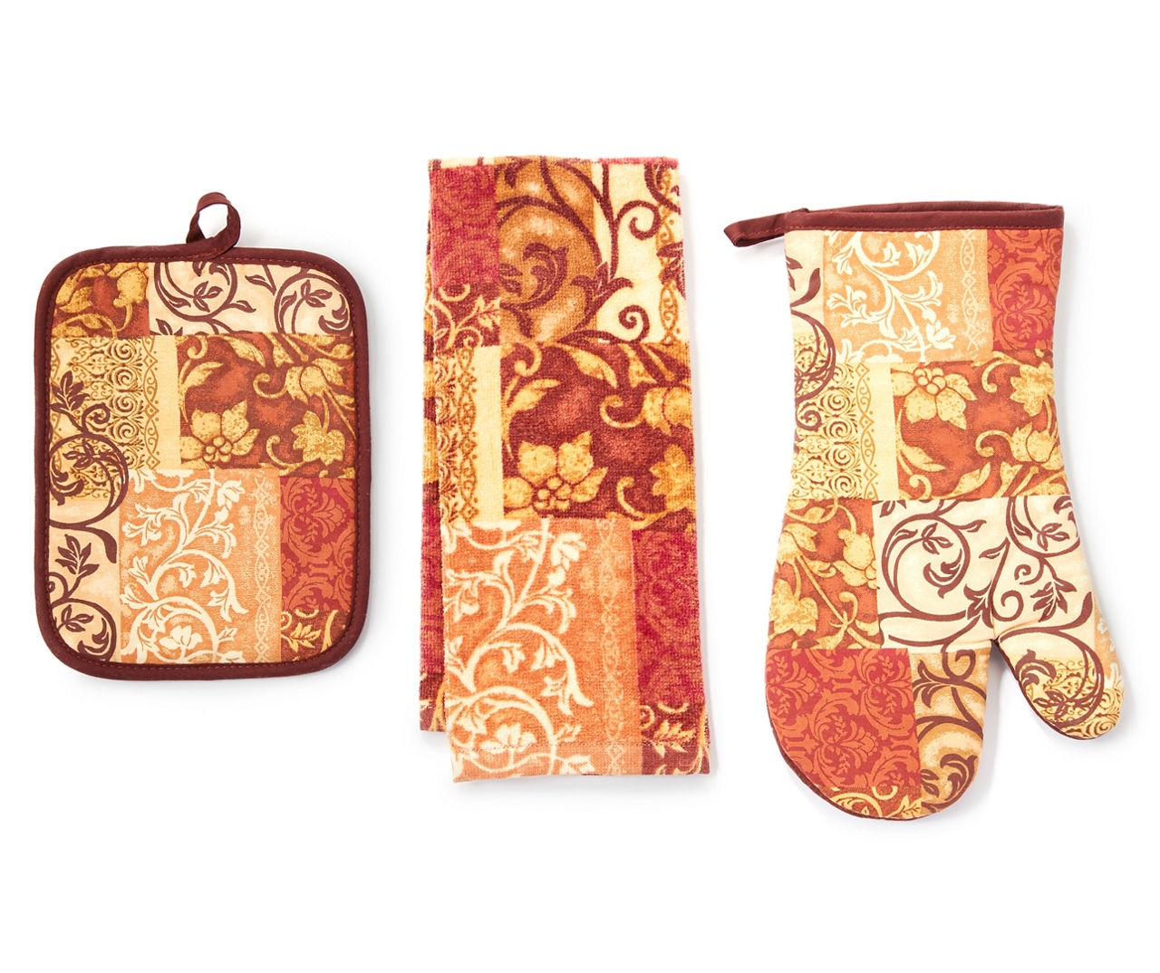 Christmas 3-pc. Oven Mitt and Kitchen Towel Set