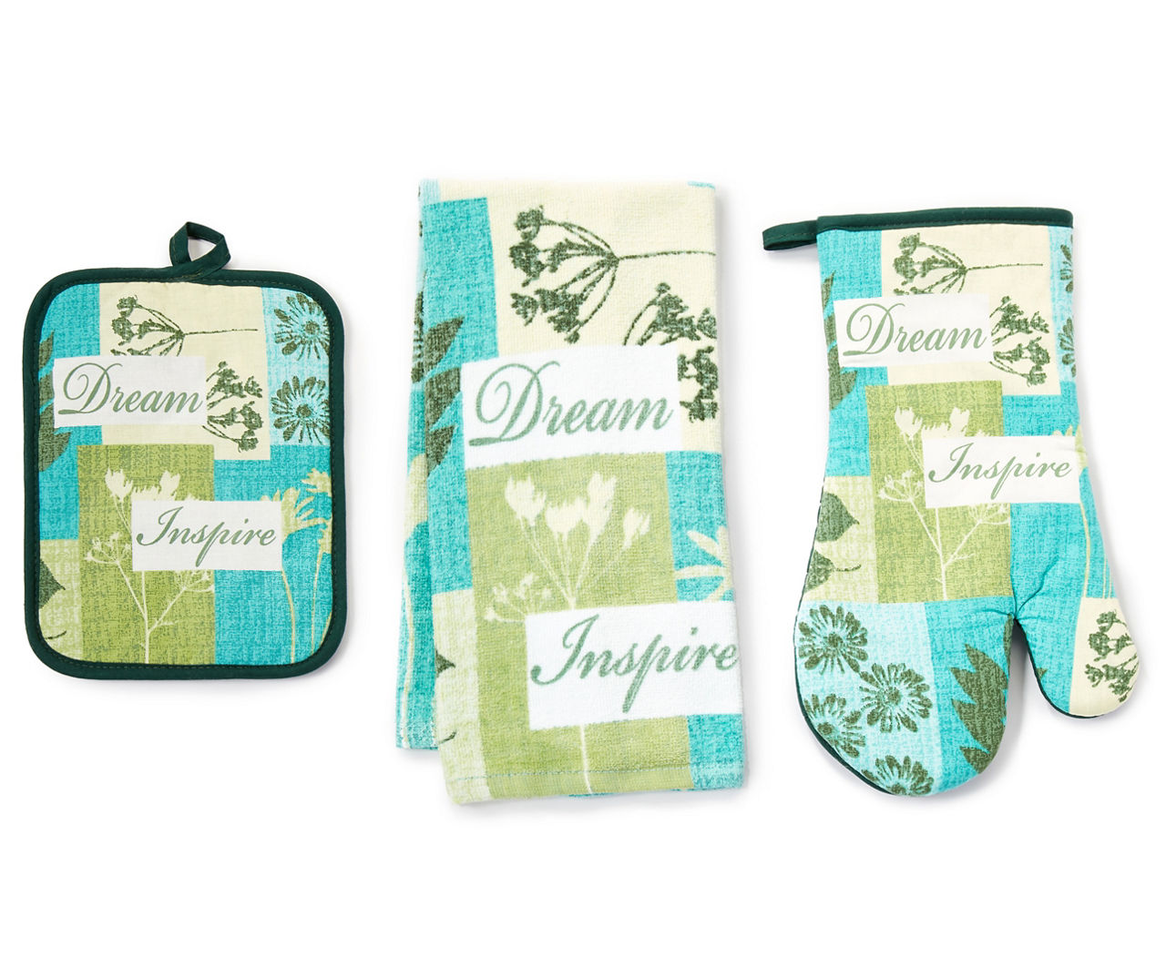 Christmas 3-pc. Oven Mitt and Kitchen Towel Set