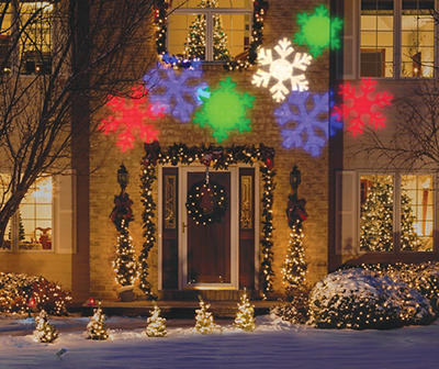Projection Multi-Color LED Snow Flurry Projection Light
