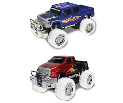 Red & Blue Furious Rampage Powered Trucks, 2-Pack