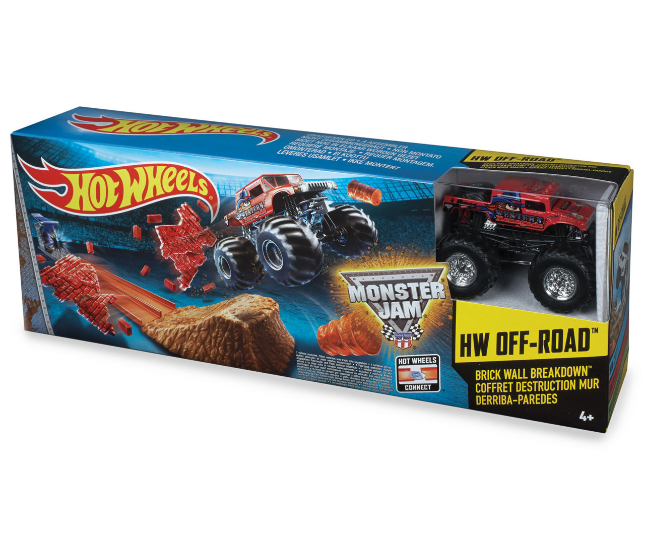 Hot Wheels Monster Trucks Coffret 2-en-1 Circuit…