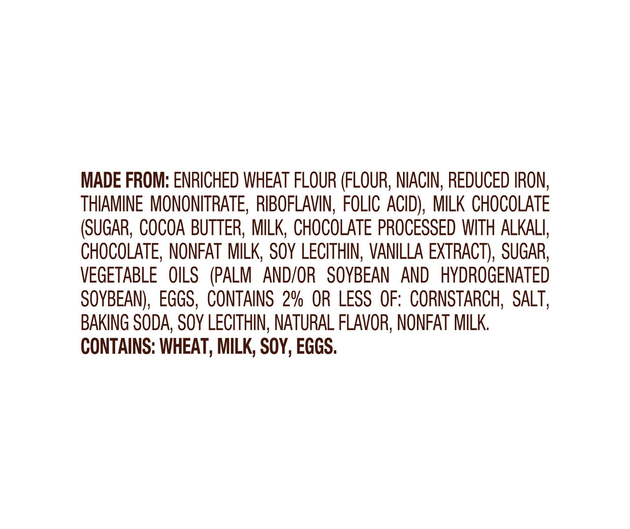 Milk Chocolate Cookies, 6 Oz.