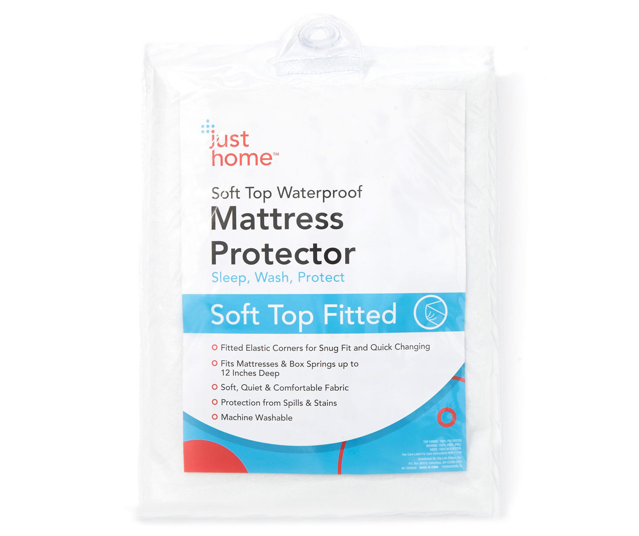 Just Home Waterproof Mattress Covers