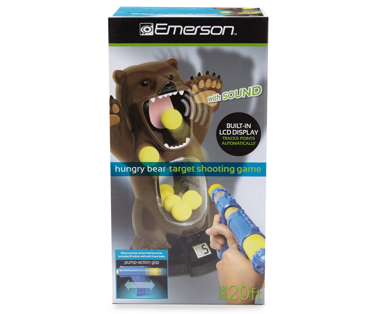 Emerson Hungry Bear Target Shooting Game Big Lots