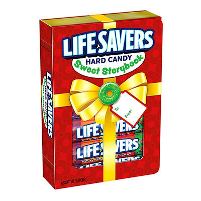 LIFE SAVERS 5 Flavors Christmas Sweet Storybook Gift Box (6 Rolls of Candies)