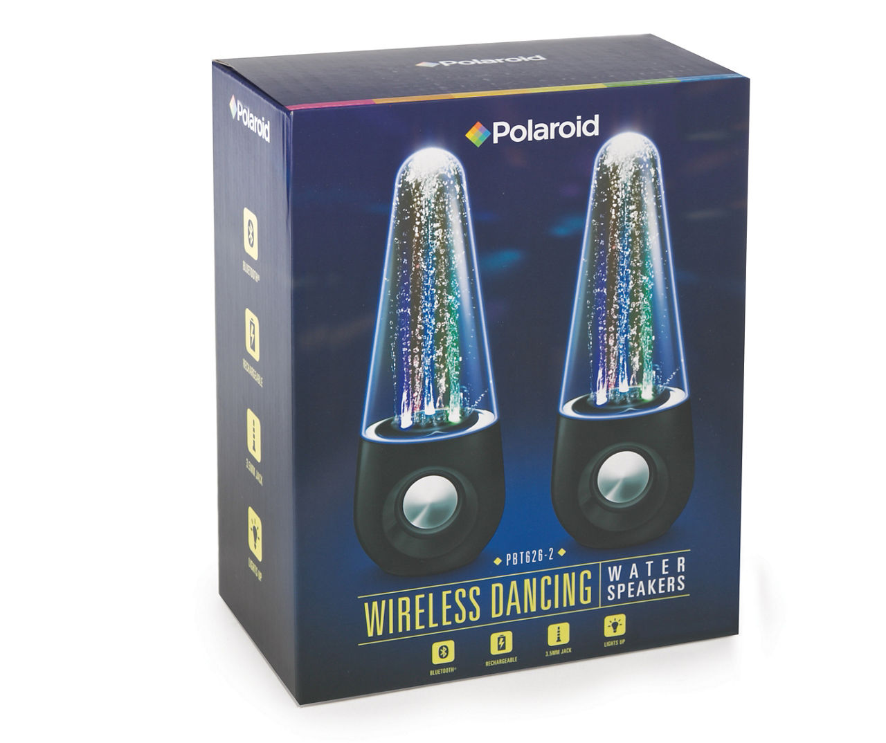  KALANDO Wireless Bluetooth Colorful LED Water Speaker with  Dancing Fountain Light Show Sound for PC, MP3 Player, Laptops, Smartphone  Black : Electronics