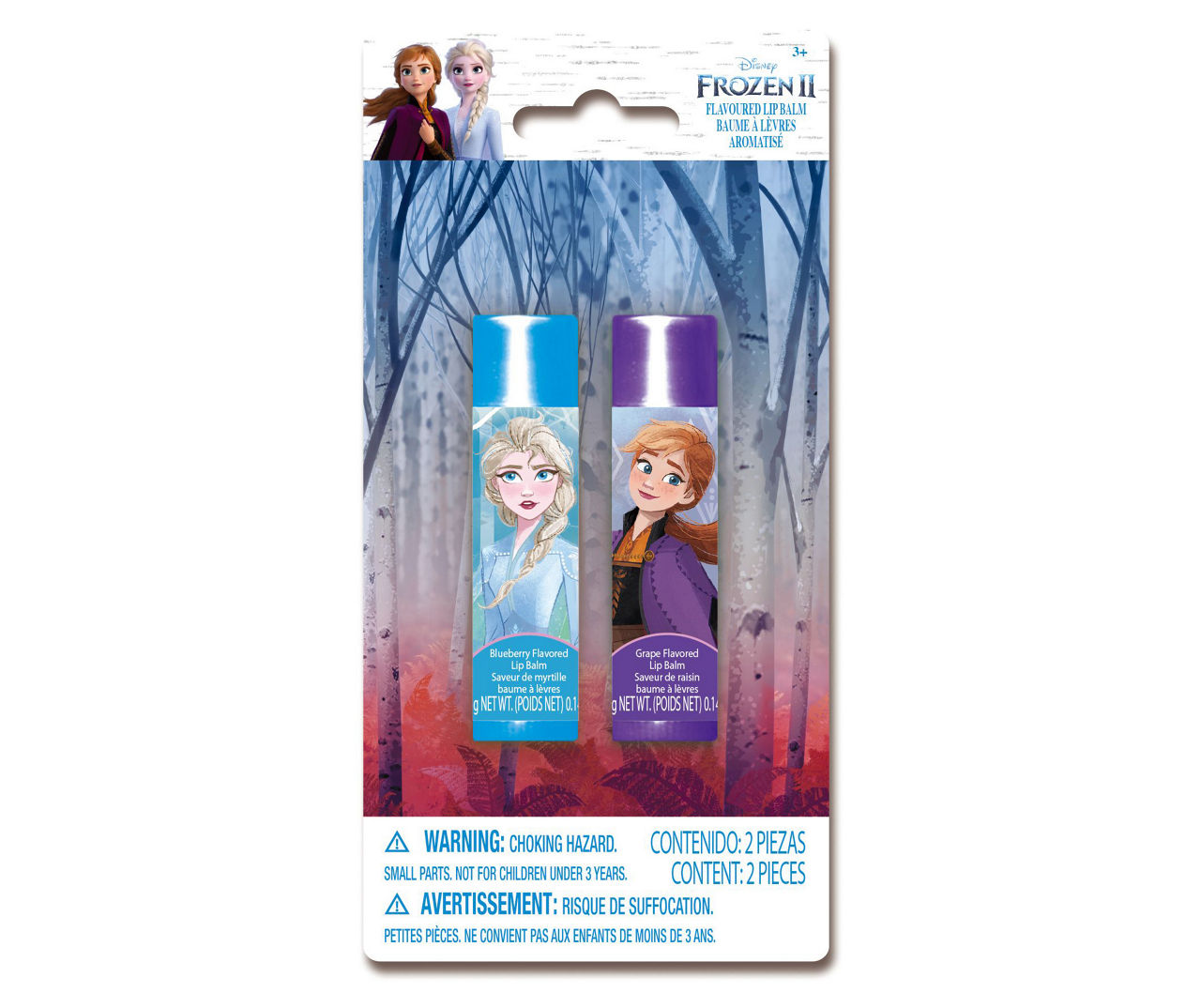 Frozen ll Lip Balm Cube 2 Pack Bundle