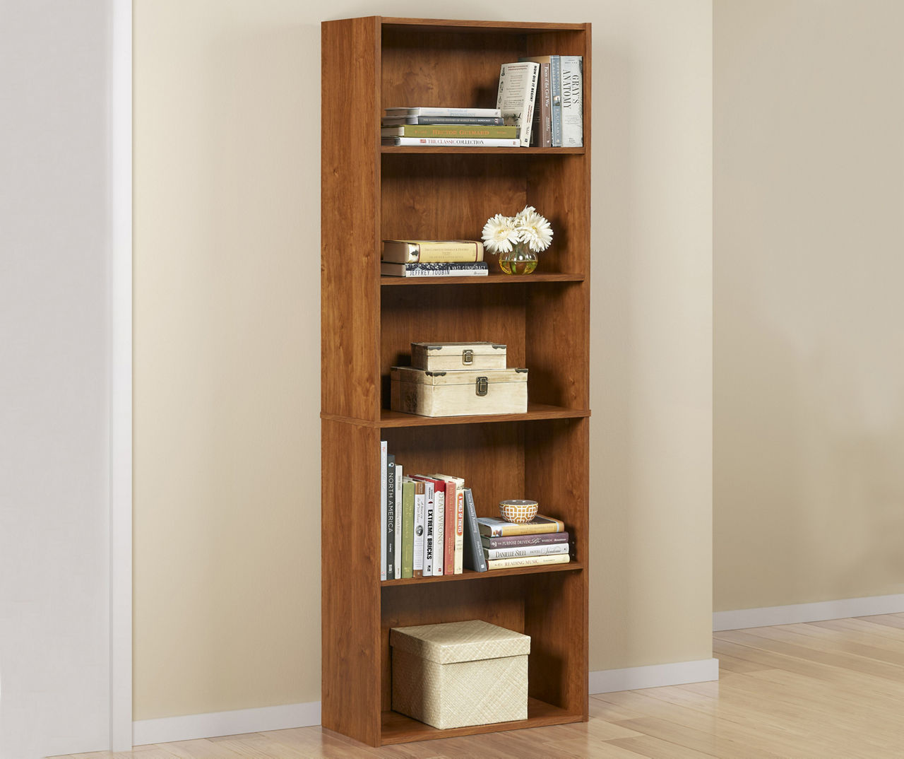 Black & Decker 5-Shelf Laminate Storage Cabinet In Bank Alder