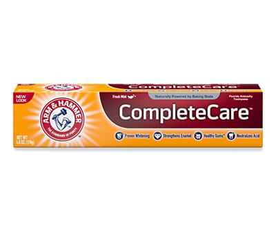 Arm & Hammer Complete Care Plus Whitening Toothpaste 6 oz. Box