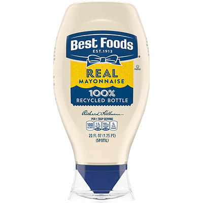 Best Foods Real Mayonnaise For a Creamy Condiment Squeeze Mayo Made With Cage-Free Eggs 20 oz