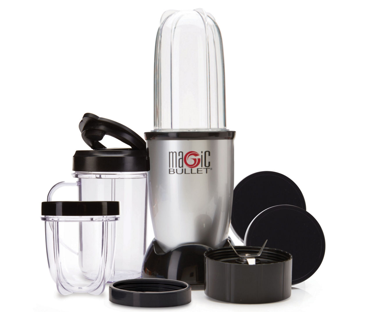 magic bullet Blender, Small, Black, 11 Piece Set