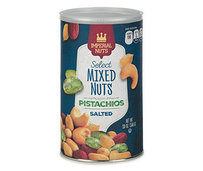 Select Salted Mixed Nuts with Pistachios, 20 Oz.
