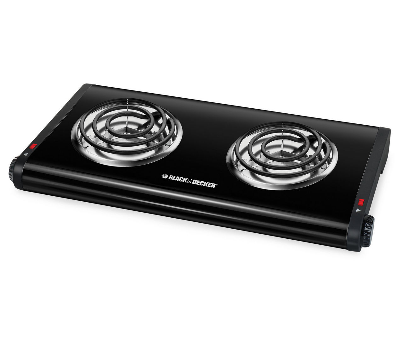 Double Electric Burner Cooktop with Adjustable Temperature - Model