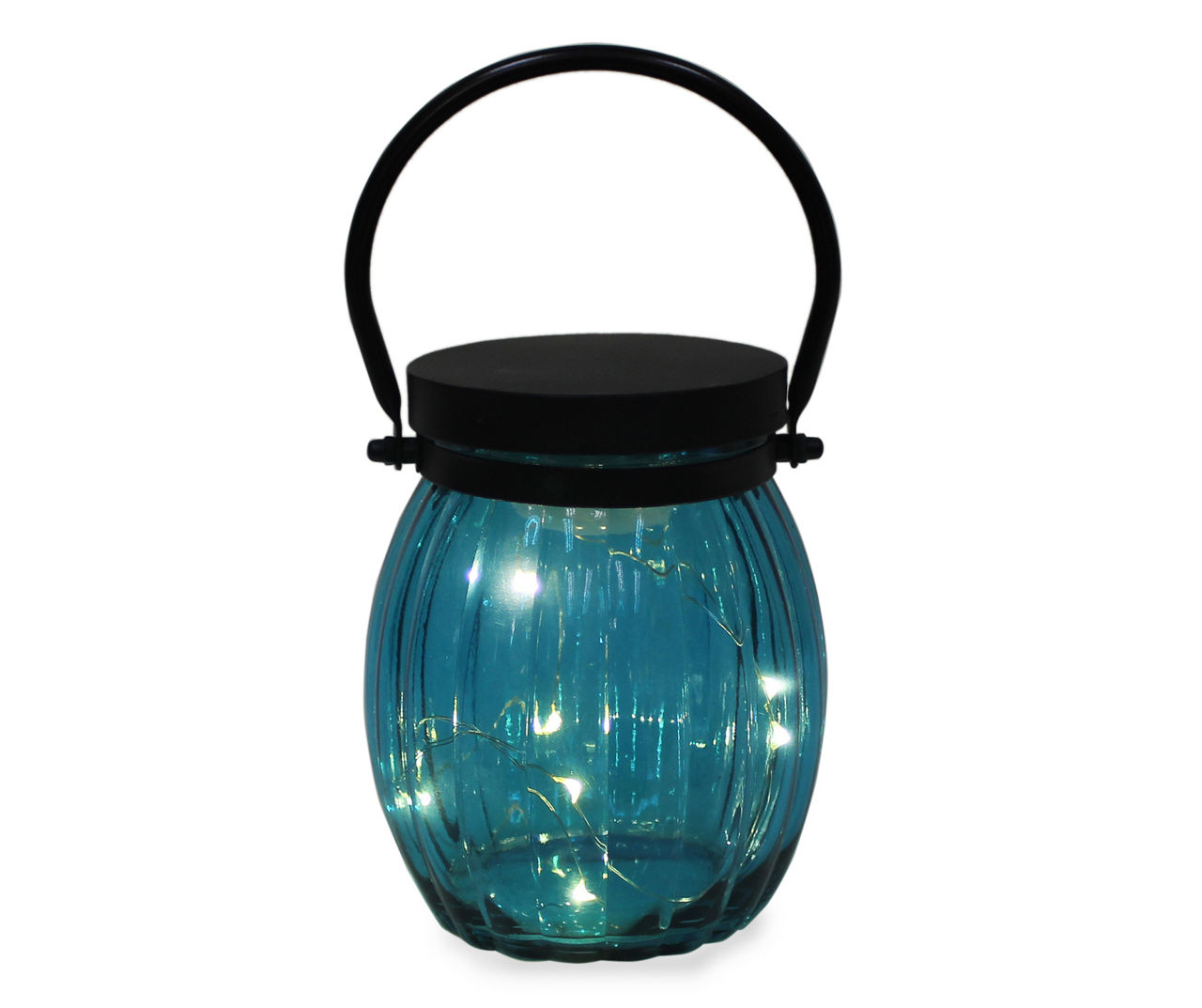 Wilson & Fisher Glass Carved Battery Operated Lantern