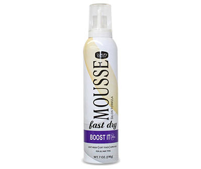 Fast Dry Hair Mousse, 7 Oz.