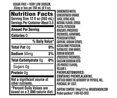 Diet Mtn Dew Low Calorie DEW 1.25 L Bottle