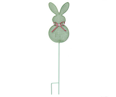Green Glitter Bunny Stake, (35.5")