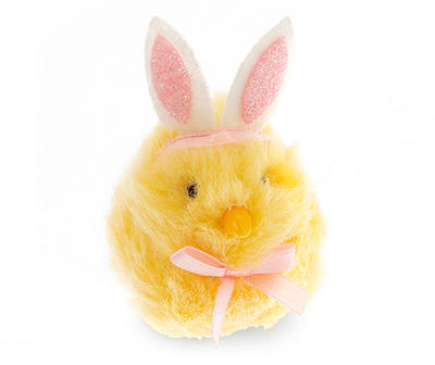 Pink Bunny Ears Chirping Chick Palm Pet