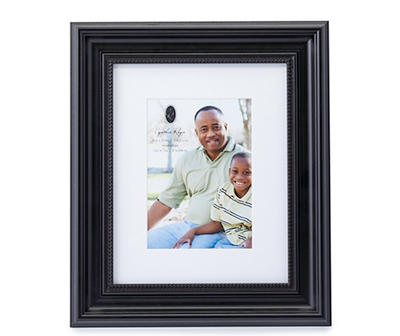 Black Bead Picture Frame, (8" x 10")