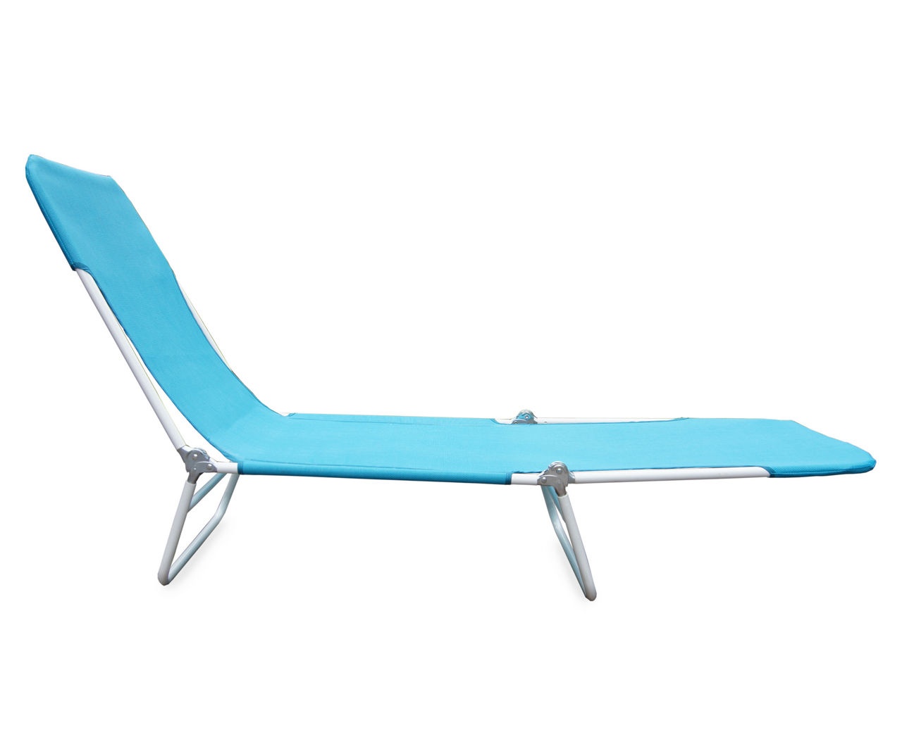 Wilson Fisher Blue Sling Folding Patio Lounger Big Lots