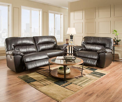 Braxton Espresso  Living Room Furniture Collection