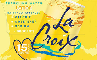 LaCroix Sparkling Water Lemon 12 oz - 15 pack