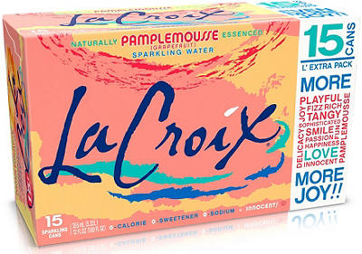 LaCroix Sparkling Water Grapefruit 12 oz - 15 pack