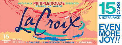 Pamplemousse Sparkling Water, 15 Pack