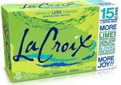 LaCroix Sparkling Water Lime 12 oz - 15 pack