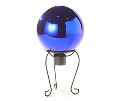 10" Blue Glass Gazing Ball