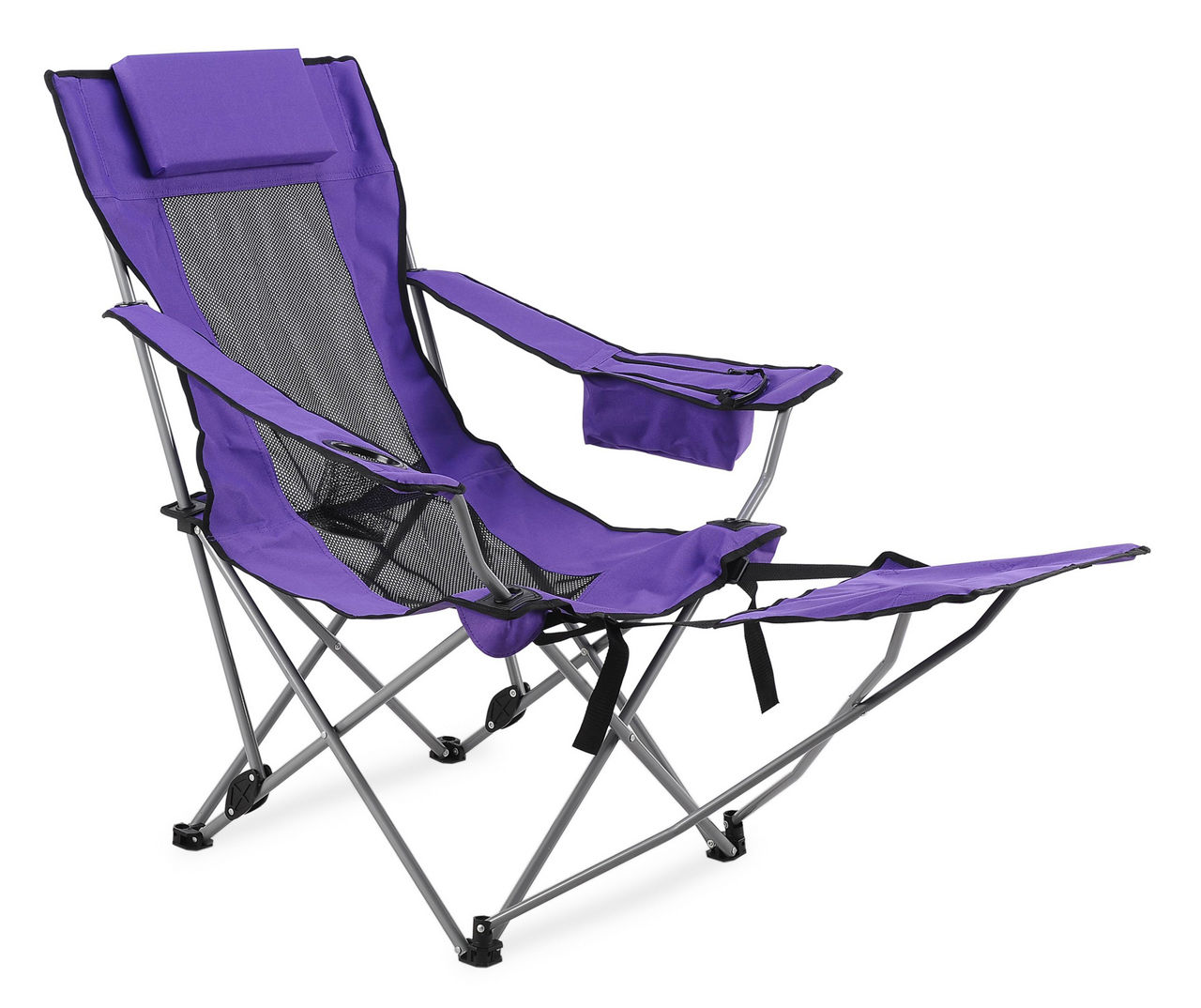 Camping chair with online leg rest