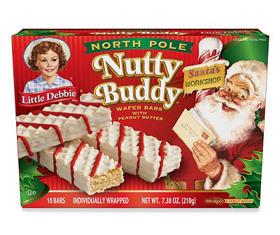 North Pole Nutty Bars, 10-Pack