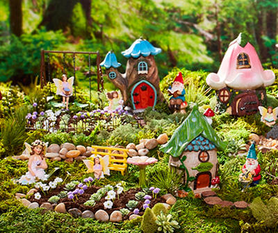 Fairy Garden Log 2-Piece Pathway Set