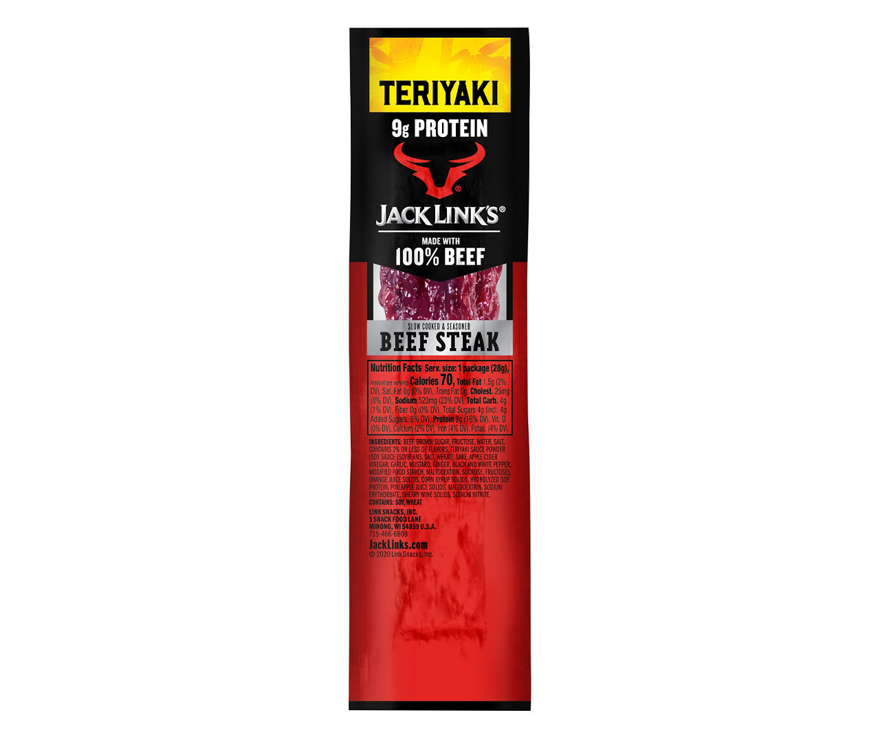 Jack link s teriyaki beef steak 1 oz big lots