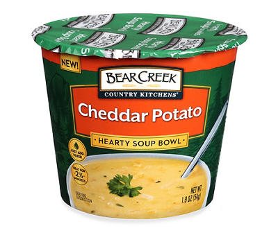 Bear Creek Country Kitchens Cheddar Potato Soup Mix 1.9 oz. Microcup