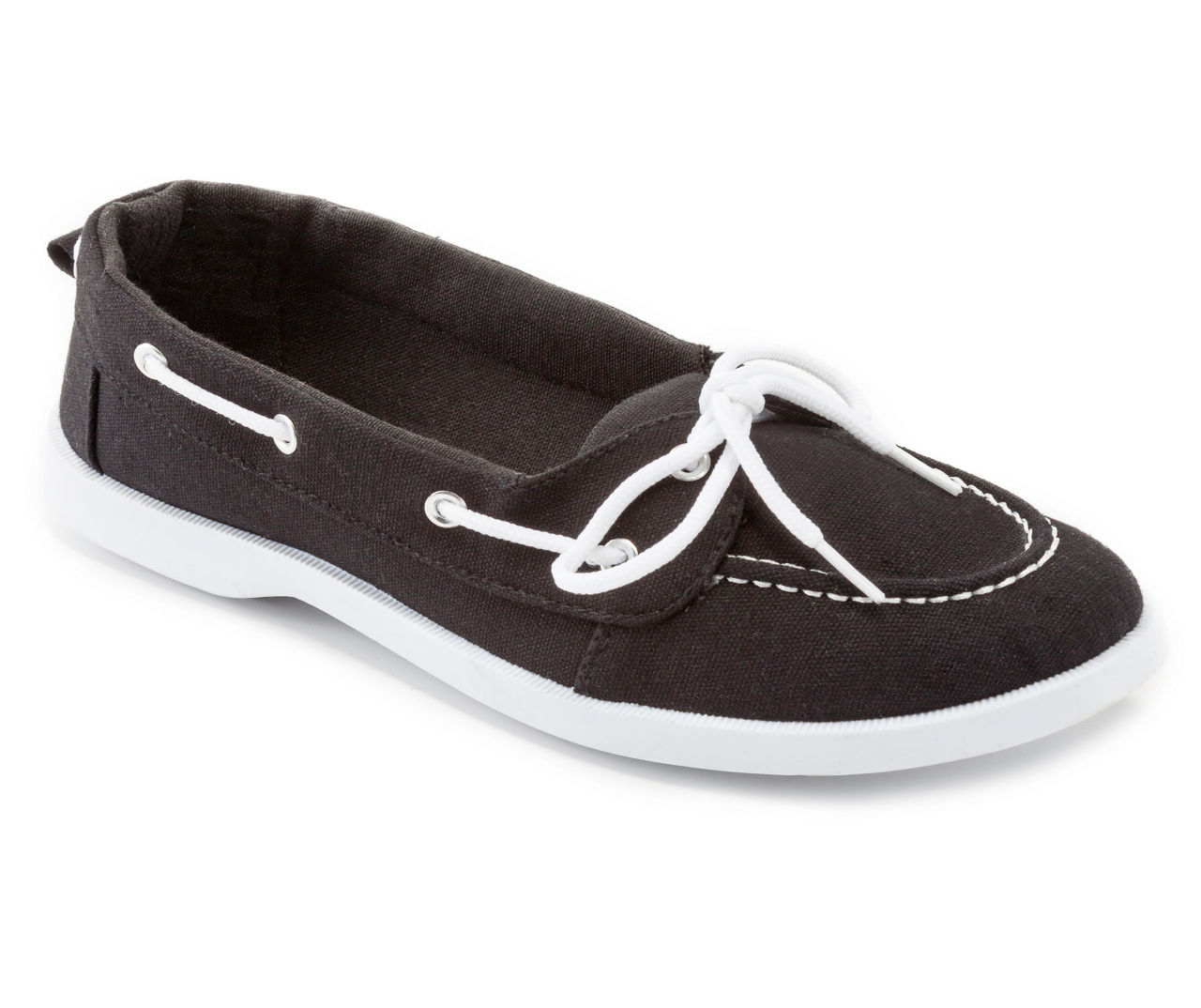 Women's Black Boat Shoes | Big Lots