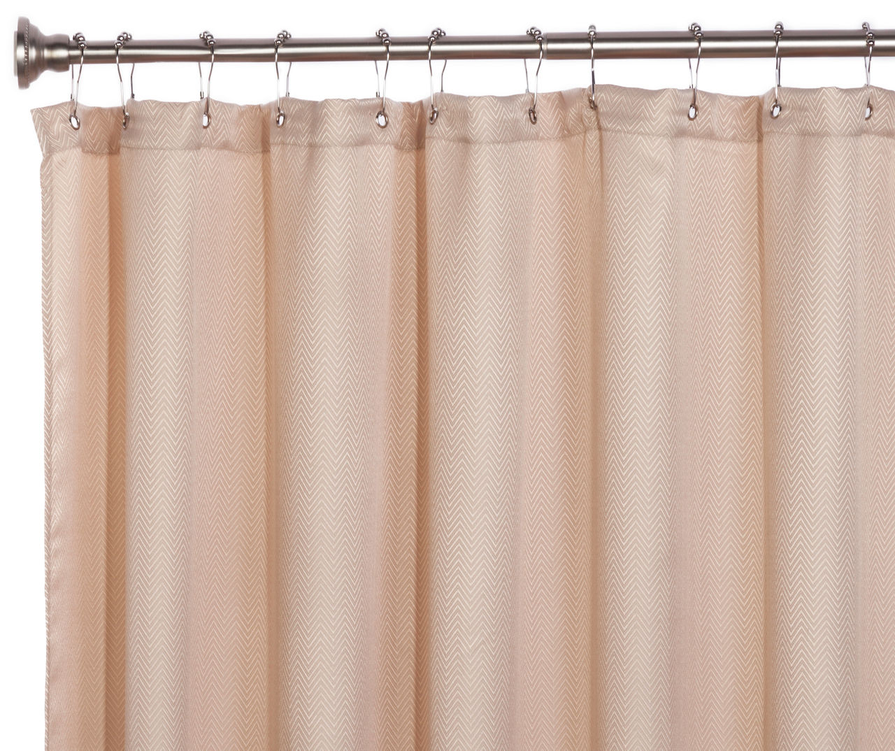 Aprima Chevron Sand Shower Curtain Big Lots