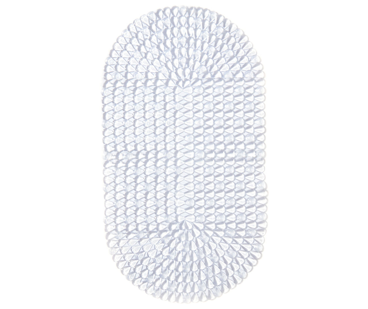 Just Home Clear Diamond Pebbles Vinyl Bath Mat Big Lots