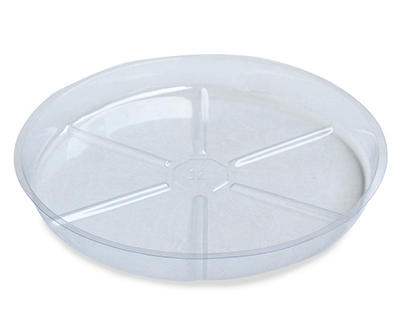 10" Clear Plastic Plant Saucer